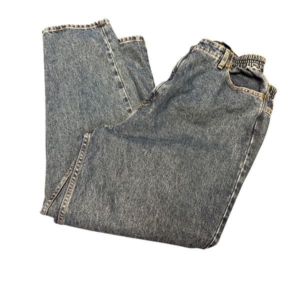 LL Bean Denim - LL Bean Women's Jeans Size 20 Regular Stonewashed Elastic Waist Mom Jeans